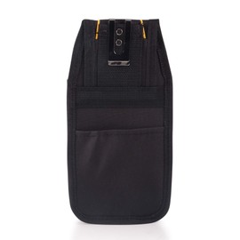 Winjun Tool Bag 1 Piece Black Oxford Fabric Professional Waterproof Tool Bag Belt Bag Tool Bag with Metal Clip