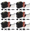 6pcs MG995 55G Micro Servo Motor Metal Geared Motor Kit