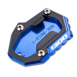 Motorcycle Accessories for R1300GS R 1300 GS R 1300GS 2024 2025 GS1300 GS 1300 Plate Side Stand Extension Motorcycle Stand CNC Aluminium (Blue)