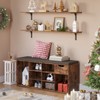 DINZI LVJ Long Wall Shelves, 47.3Inch Wall Mounted Shelves Set