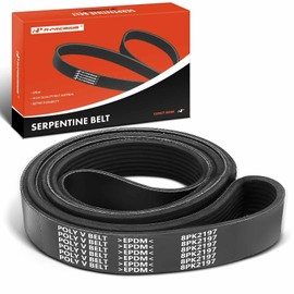A-Premium Heavy-Duty Serpentine Drive Belt Compatible with Ford F-250 F-350 F-450 F-550 Super Duty 2008-2010, Freightliner Condor 2004, Sterling Truck Condor 2004
