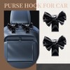 TELAIN 2-Pack boot organiser, Car Hook cute Bow Headrest Hanger