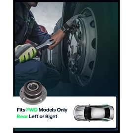 SCITOO Wheel Hub Bearing For 2012-2019 For Fiat 500 Compatible For OE 512480 Rear