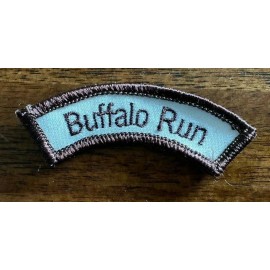 Boy Scouts of America BUFFALO RUN Circular Curved Camp Patch BSA