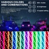 DREAMIZER 2pcs 1FT Whip Lights LED Whip Lights for UTV