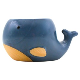 Decorative Ceramic Whale Planter Planter Dimensions (L x W x H): Approx. 14 x 10 x 7.5 cm
