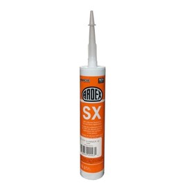 Ardex SX Silicone Caulk Sealant for Tile & Stone, High Bond Strength Adhesive, 10.1 oz, Stormy Mist - 25