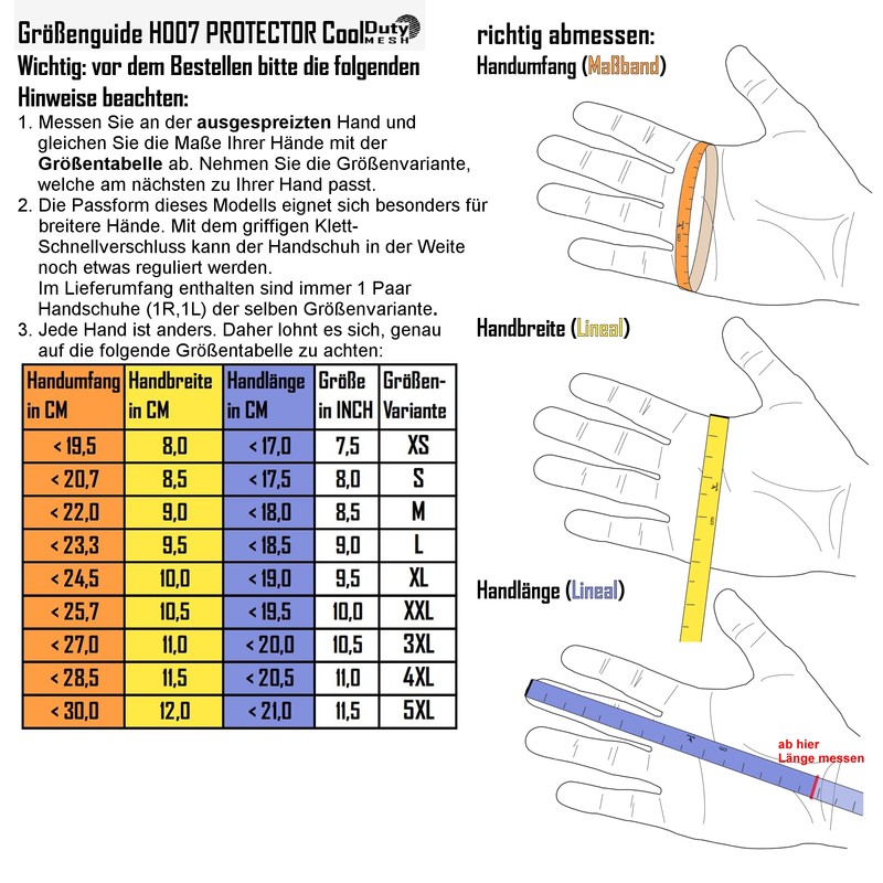 TacFirst Protector CoolDuty H007 360° Cut Resistant Breathable Service Touchscreen