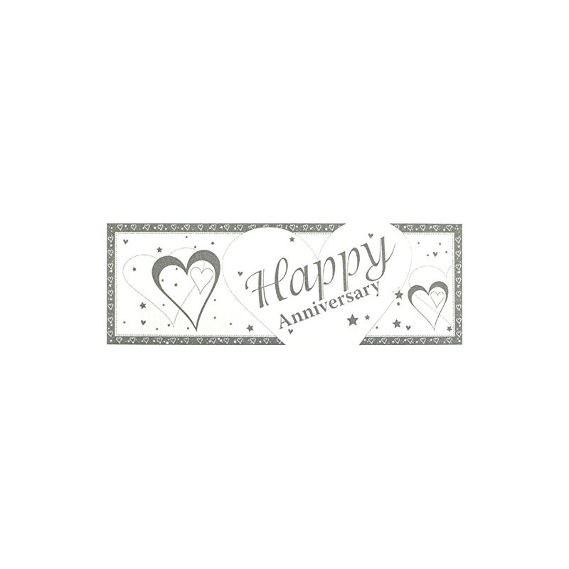 Banner Sign Happy Anniversary 60"x20"