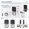 Keypad Smart Door Lock with Knob: Kucacci Keyless Entry Fingerprint