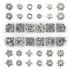 CHAVA Silver Spacer Beads Caps, 12 Styles Jewelry Accessories for