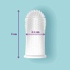 Itsy Bitsy People Baby Toothbrush, 360 Degree Bristle Silicone Finger