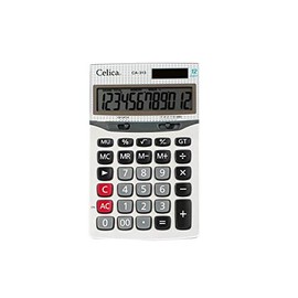 Celica Ca-313 Calculadora De Escritorio, 12 Dígitos Con Tecla De Raíz Cuadrada, Memoria De 4 Teclas