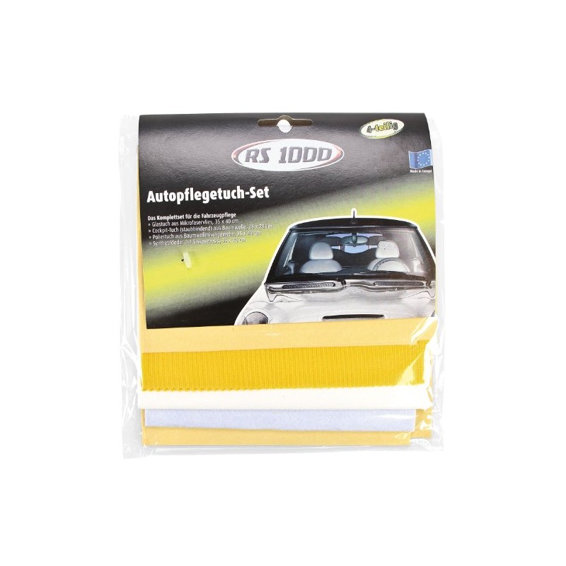 RS1000 30161 Car cleaning cloth, set of 4