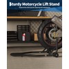 Motorcycle Stand Lift Rear Wheels Lift 450LBS Capacity With U+L
