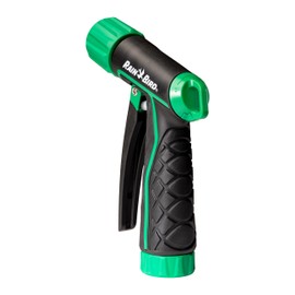 Rain Bird TRNZLADJFT Pistol Grip Front Trigger Garden Hose End Water Nozzle, Carbon Fiber Texture, Adjustable Patterns