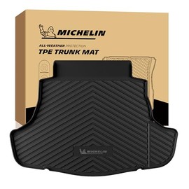 Michelin Premier Series Tronco Liner para Toyota Camry 2025-2026 Hybrid/LE/SE/XLE/XSE/LEV/Nightshade, tapete de maletero para todo tipo de clima, ajuste personalizado, tapete de carga, TPE duradero