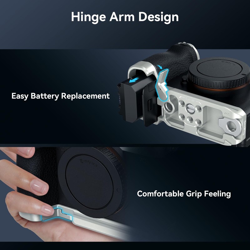 SMALLRIG Base Plate for Sony A7C II/A7CR, Bottom Mount Plate