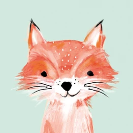 20 Napkins Childish Fox Animals Children Table Decoration 33 x 33 cm