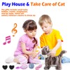 Marsjoy Gray Leash Walking Cat Set Singing That Purrs and