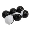 6PCS Golf Balls Synthetic Rubber Resin Putting Practice Ball for