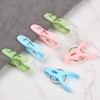 Nivofu 20PCS Colorful Plastic Clothespins, Powerful Clothes Pegs, Windproof Laundry
