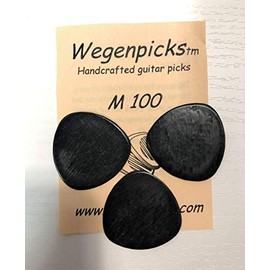 Wegen Picks M100 Mandolin Pick Black