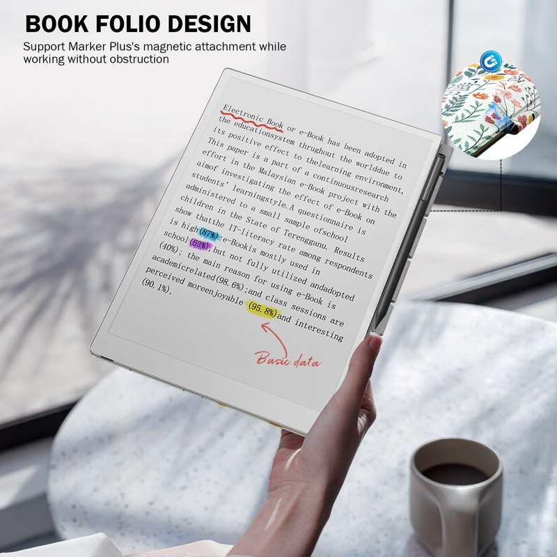 MoKo Case for Remarkable Paper Pro 2024 11.8", Lightweight Ultra-Thin