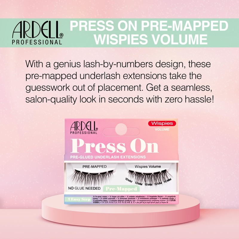 Ardell Press On Lashes Pre-Mapped DIY Lash Clusters - Wispies