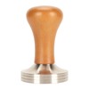 Coffee Tamper Solid Wood Handle Stainless Steel Easy to Use