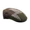 Mucros Weavers Irish Trinity Patch Cap, Irish Hat for Men,
