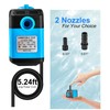 LAPOND 7W Ultra Quiet Submersible Pump with Timer - for