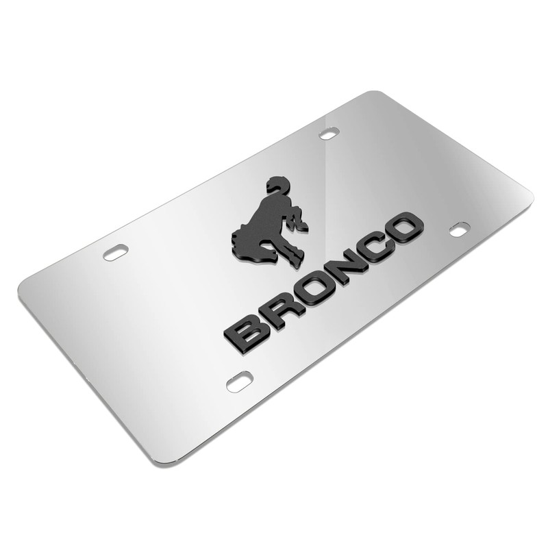 iPick Image for Ford Bronco 3D Dark Gray Logo on
