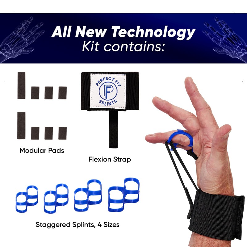 PERFECT FIT SPLINTS Boxer Fracture Brace, Ulnar Gutter Splint, Hand