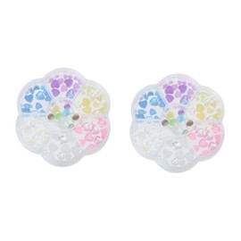 Healvian Lollipop Heart Shaped Resin Nail Charms DIY Jewelry Kit for Creative Nail Art Easy to Apply Share Friends Unique Designs
