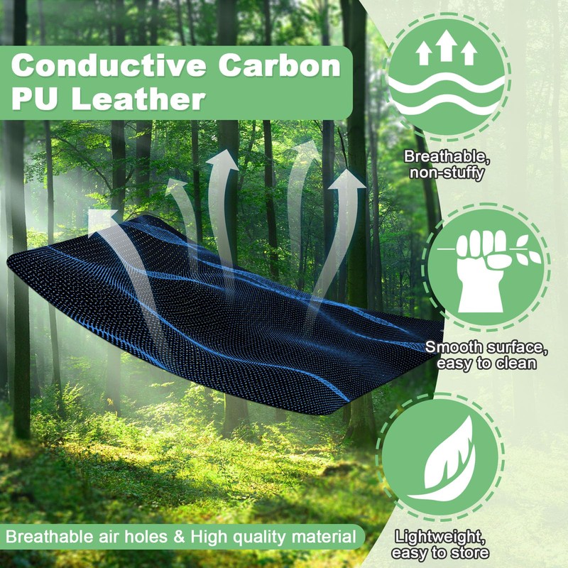 LAXVAPIU Grounding Mat for Bed Earth Connected Mat for Sleep