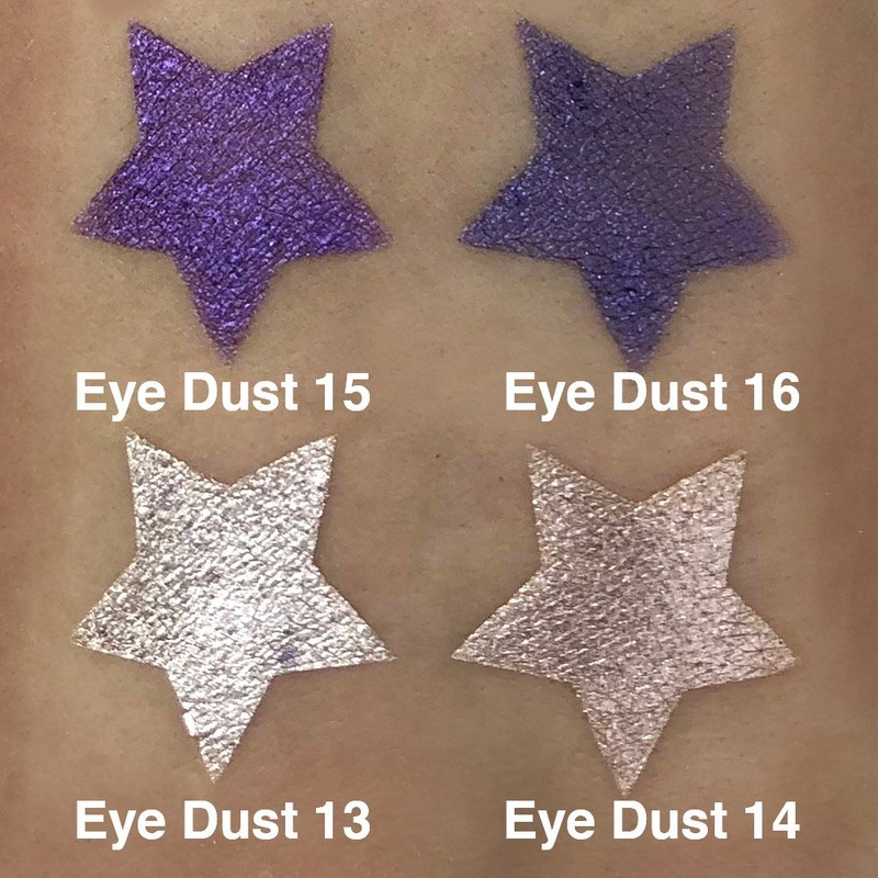 Eye dust number 13, loose powder cosmetic pigment eye shadow.