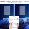 MOES 2.4GHz WiFi RF Smart Curtain Light Touch Switch Glass