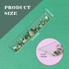 BAYTORY 4 Pack Clear Plastic Rulers 6 Inch, Aesthetic Acrylic