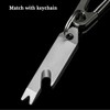 Mini EDC Pry Bar - Small Keychain Prybar Multitool for