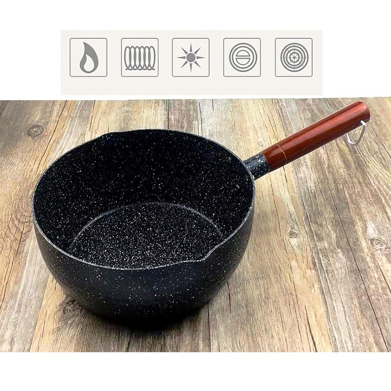 Nonstick Pot Multifunctional Nonstick Saucepan Small Cooking Pot for Noddles