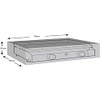 WERKA PRO Protective cover for gas plancha 75 x 55