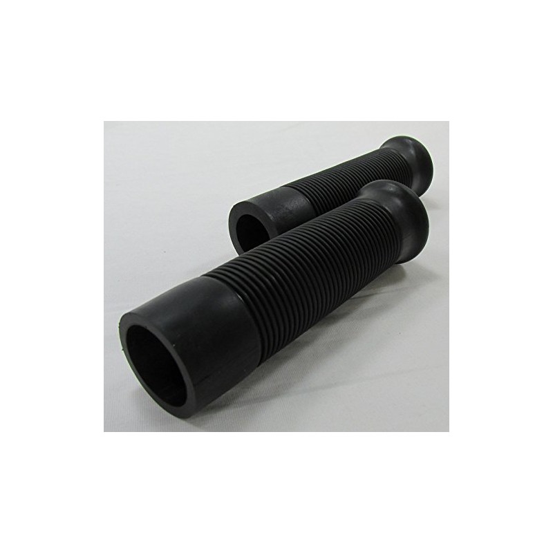 Black Jackhammer Anderson Style Rubber Grips for use with 1"