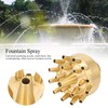 GLOGLOW Fountain Nozzle, Garden Water Fountain Spray Nozzle Landscape Nozzle