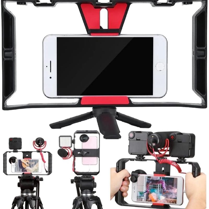 Film Making Vlogging Kit Video Camera Rig Stabilizer Cage For