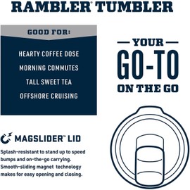 YETI Rambler Tumbler, Vaccum Insulated Stainless Steel Tumbler with Magslider Lid, Tropical Pink, 20 oz (591 ml)