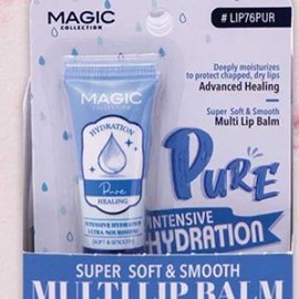 Magic  Intensive Hydration Multi Lip Balm (Strawberry, Water Green, Pure) - Water Green: Pure, Pure: Pure