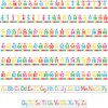 32Pcs A to Z Alphabet Letters -20-100 Number Cards Boho