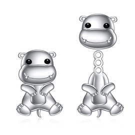 Cat/Koala/The Panda/Penguins/Axolot Earrings for Women 925 Sterling Silver Cat Stud Earrings Jewellery Gifts, Sterling Silver