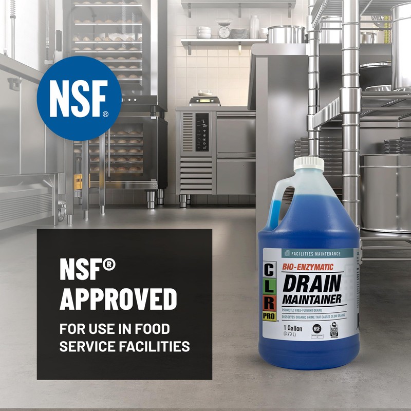 CLR PRO Commercial Drain Maintainer and Grease Trap Treatment, Preventative